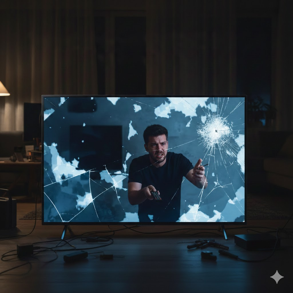 Samsung QLED TV'm: Yüksek Servis Ücretinden Evde Bantlı Çözüme